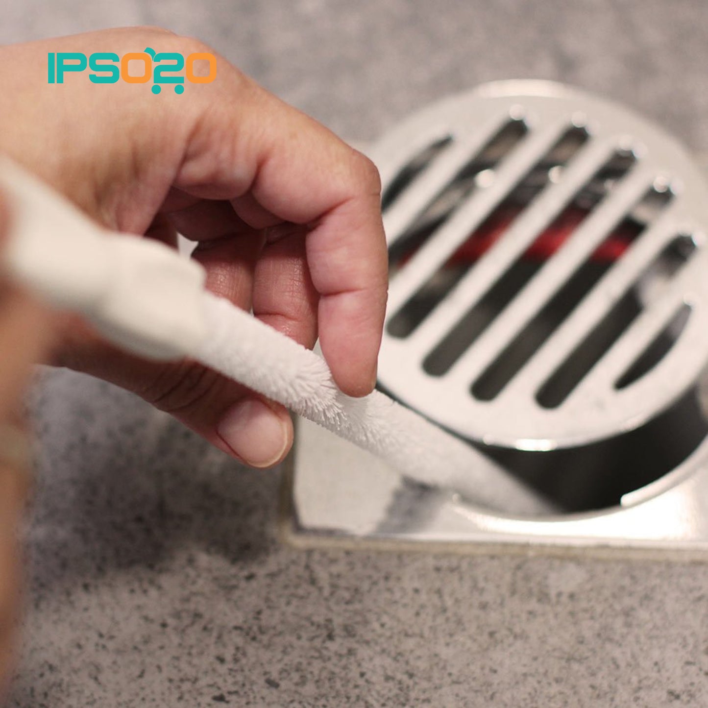 WHITE MAGIC Extra Long Hair Catching Drain Cleaning Brush