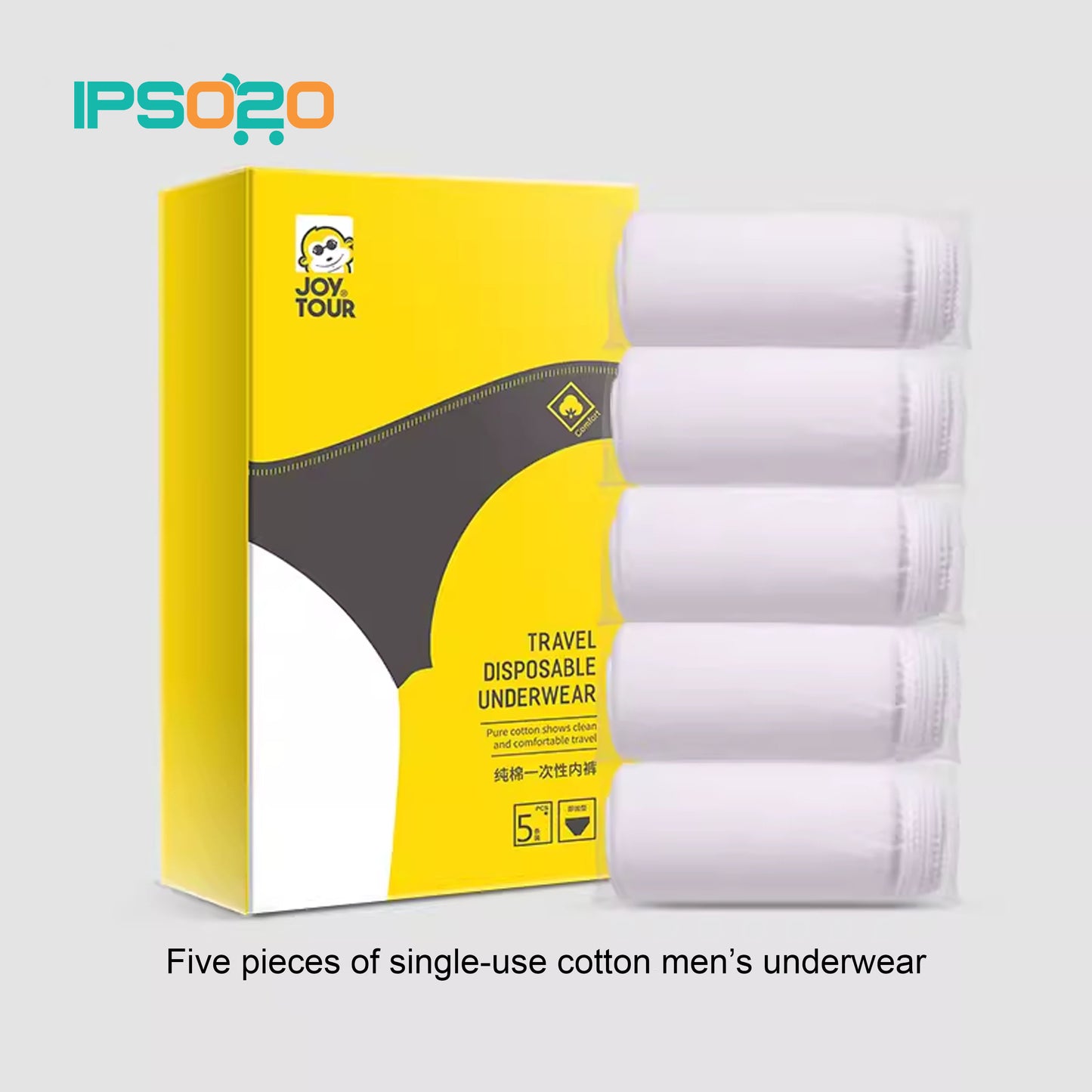 JOYTOUR Travel Disposable Male Underwear - 5pcs pack