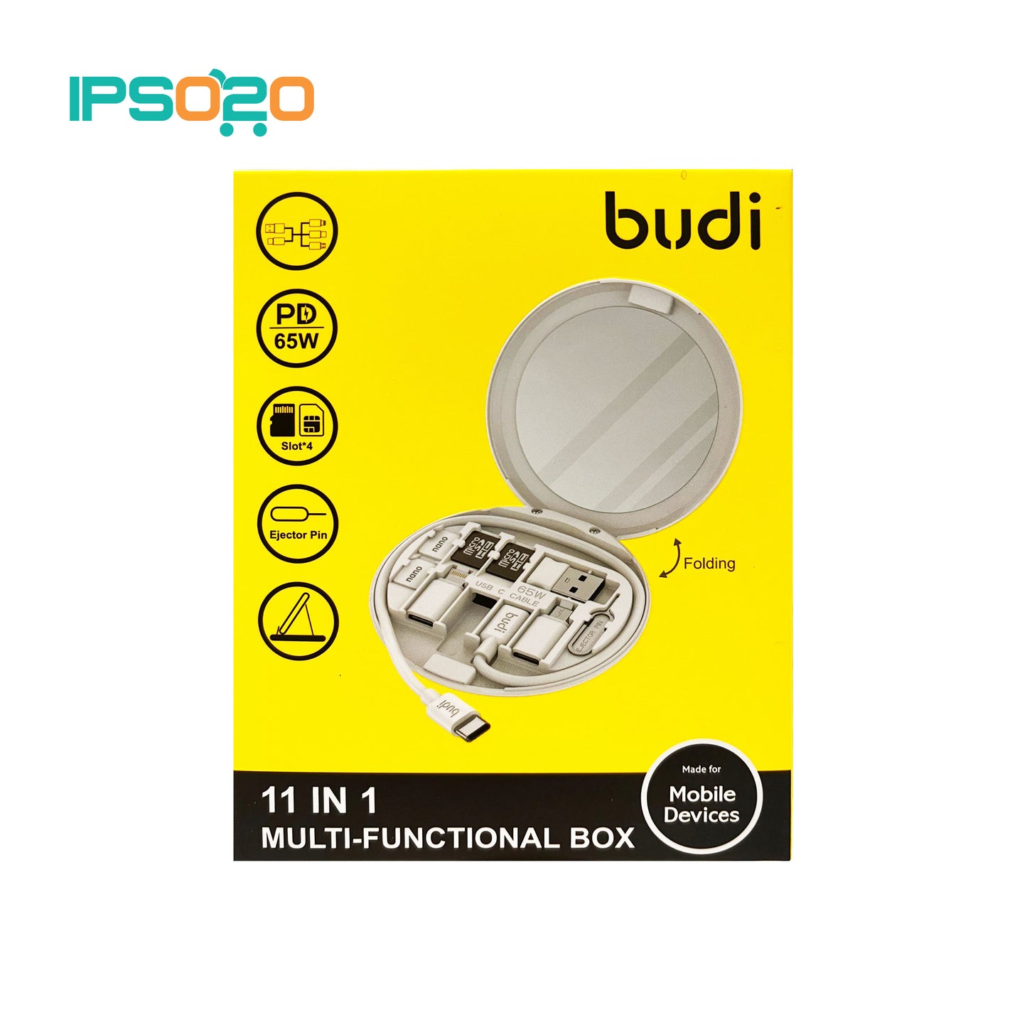 BUDI 11-in-1 Multi-Functional Cable Box