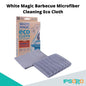 White Magic Barbecue Microfiber Cleaning ECO Cloth / No Detergent Needed | with Water ONLY