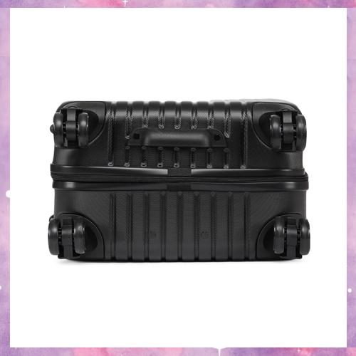 National Geographic Track Trolley M [ABS Hardcase Luggage/Suitcase, Aluminum trolley system with push button, TSA lock, Four double spinner wheels]
