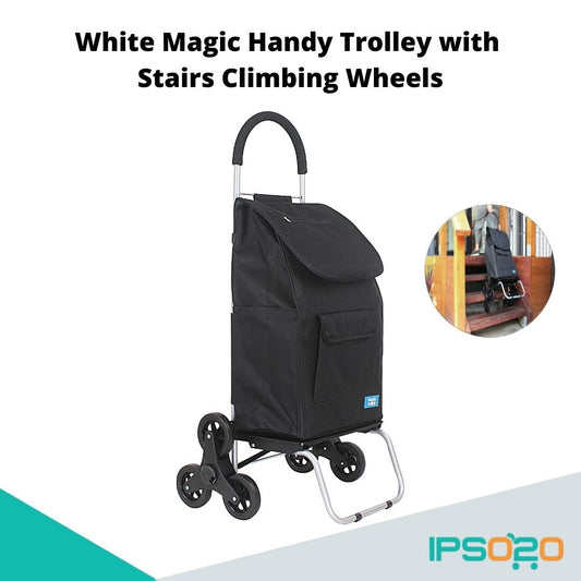White Magic Handy Trolley with stairs Climbing Wheels