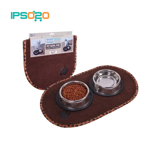 WHITE MAGIC Pet Bowl Mat