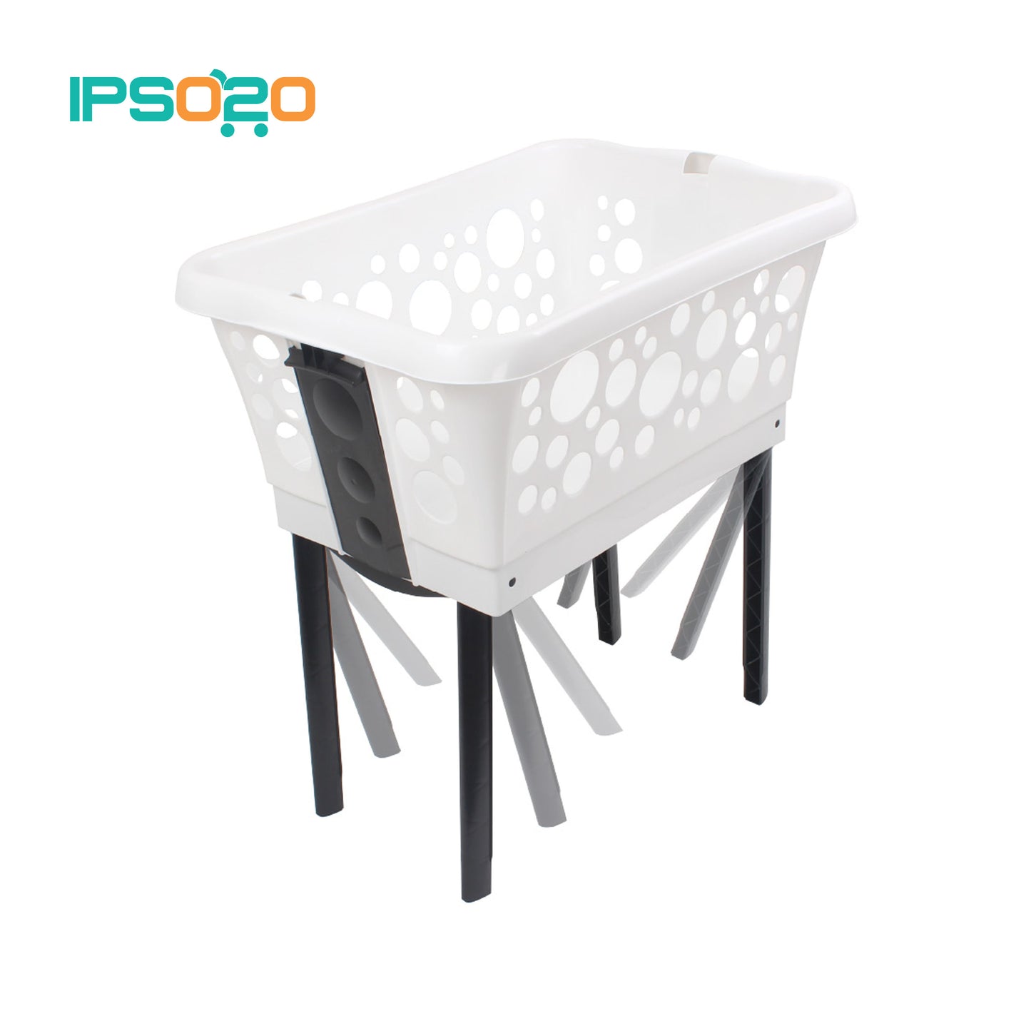 WHITE MAGIC Laundry Basket on Legs