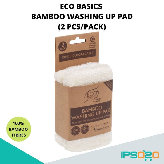 Eco Basics Bamboo Washing Up Pad - 2 Pack