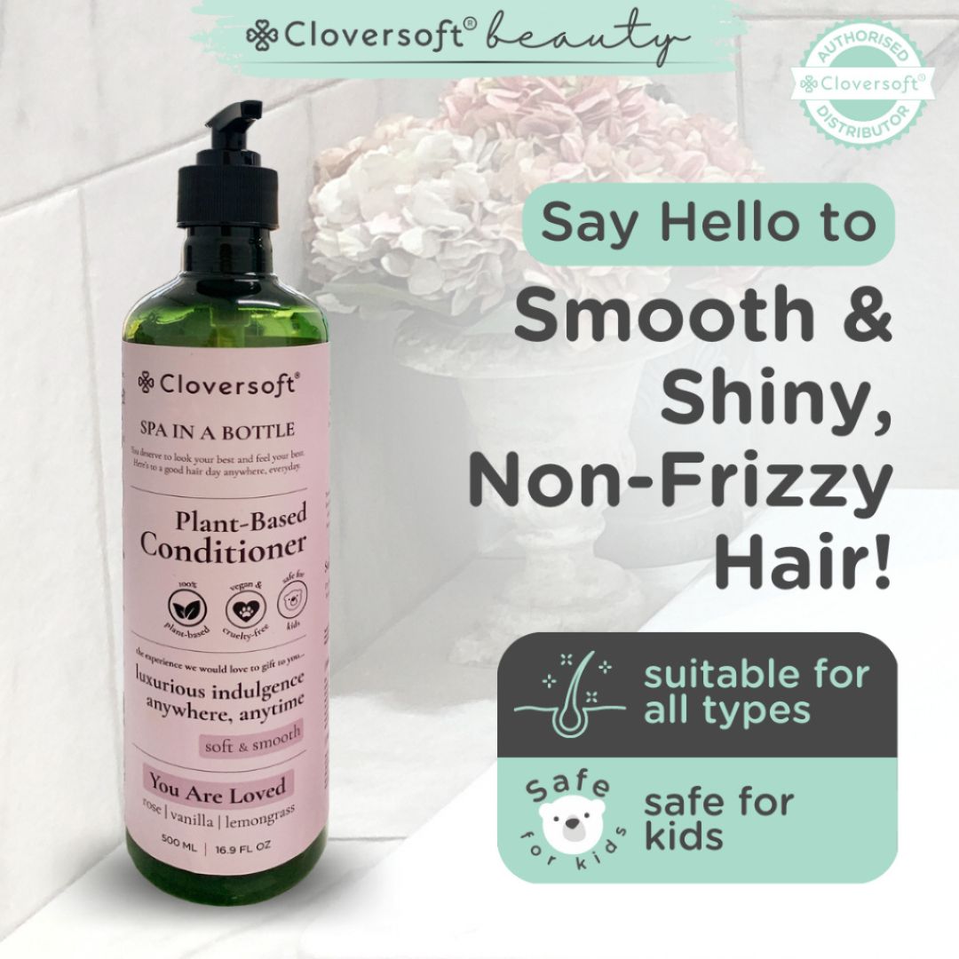 CLOVERSOFT Plant Based Soft and Smooth Tranquility Conditioner (500ml)