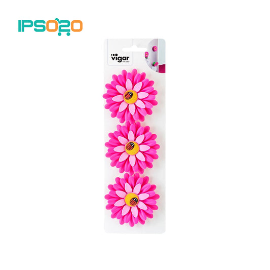 VIGAR Flower Power Pink Magnet - 3pc