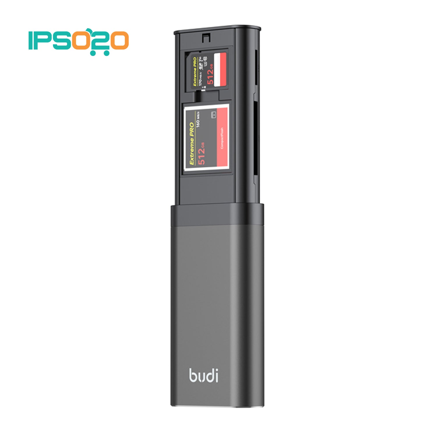 BUDI 3.0 Fast 5in1 Card Reader with Card Storage Box