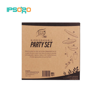 Eco Basics Biodegradable Party Set