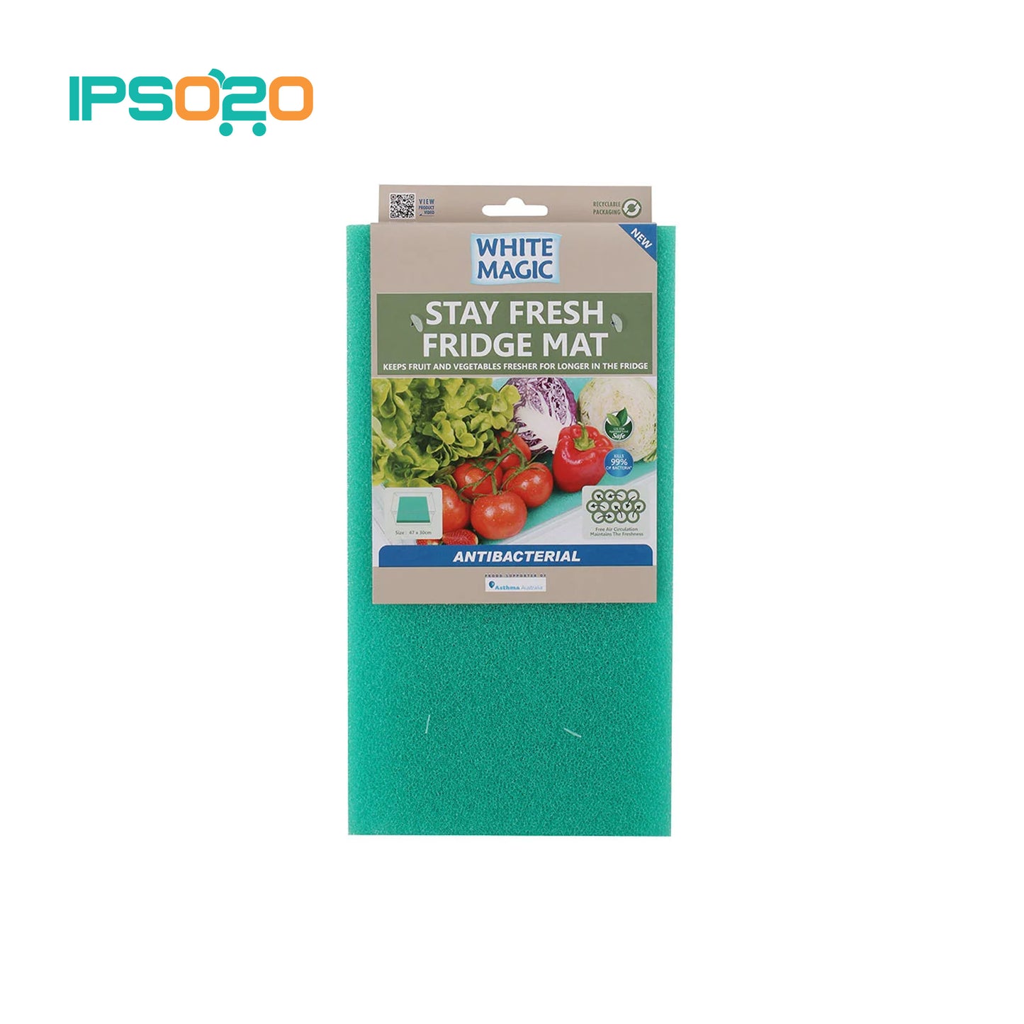 White Magic Stay Fresh Fridge Mat Antibacterial