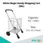 White Magic Handy Shopping Cart / Grocery Cart (50L / 65L)