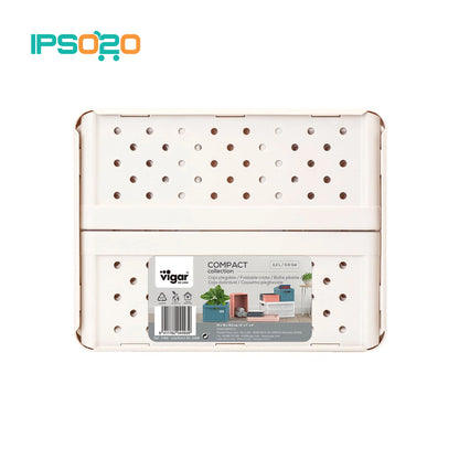 VIGAR Compact Foldable Crate - 3.3L