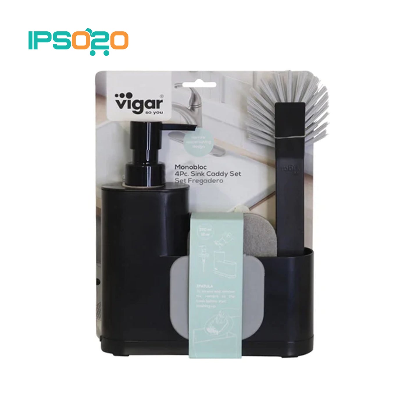 VIGAR RengØ Monobloc 4 pc Sink Caddy Set