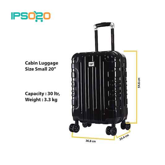 Caterpillar Cityscape 20" Trolley [Luggage/Suitcase, Silent glide 8 wheel spinner system, TSA lock, Zipper pocket inside main compartment]