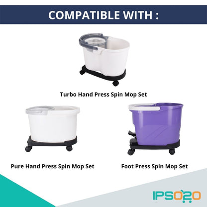 White Magic Spin Mop Trolley - [Wheel for Spin Mop / compatible with all White Magic Spin Mop]