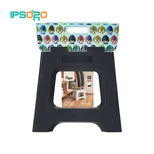 VIGAR Compact Owl On Top Foldable Stool - 32cm