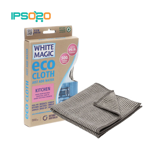 White Magic Microfiber Kitchen Eco Cloth [Korean microfiber Strong Absorbent Charcoal Yarn]