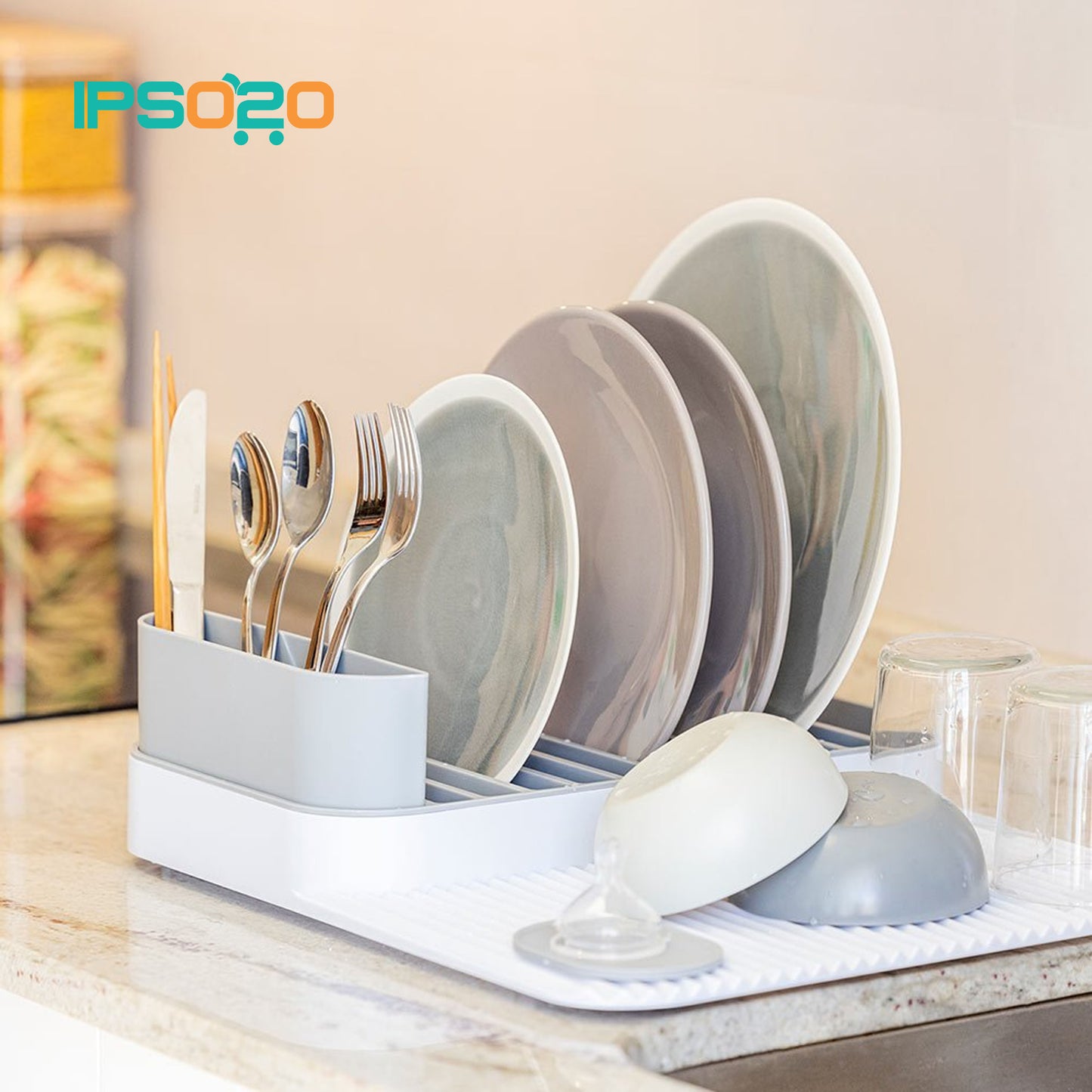 VIGAR Rengo Dish & Cutlery Drainer Set
