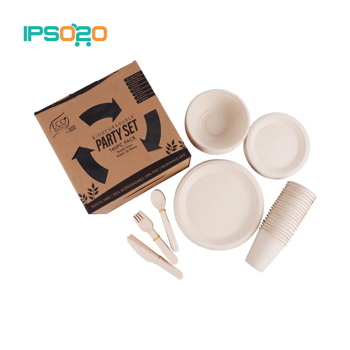 Eco Basics Biodegradable Party Set