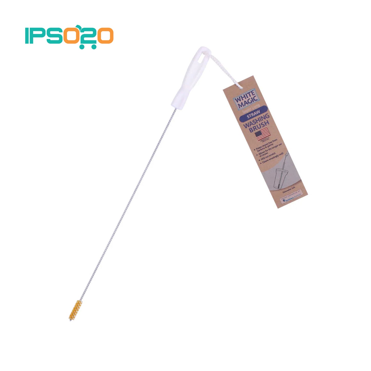 WHITE MAGIC Super Long Straw Washing Brush