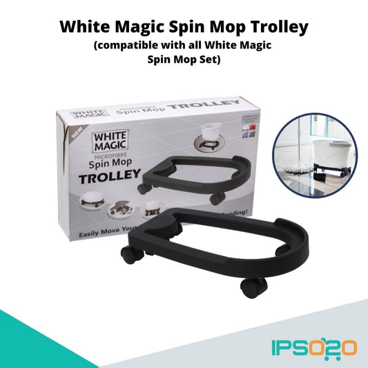 White Magic Spin Mop Trolley - [Wheel for Spin Mop / compatible with all White Magic Spin Mop]