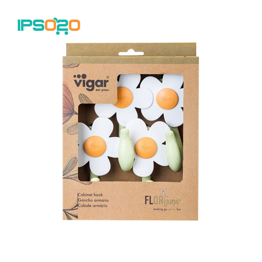 VIGAR Florganic Cabinet Hook - 4pc