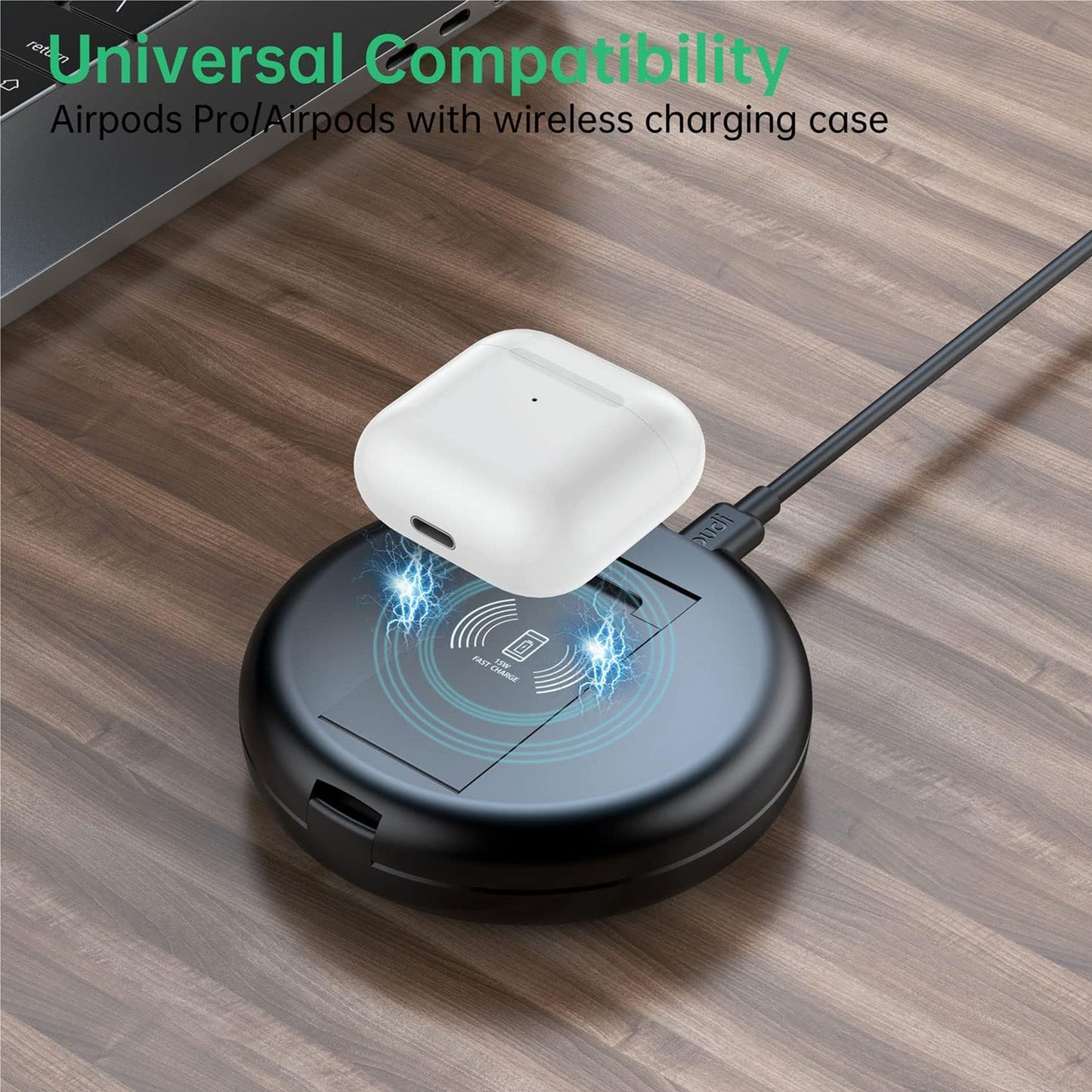 BUDI 15W Wireless Charger 12-in-1 Multi-Functional Box