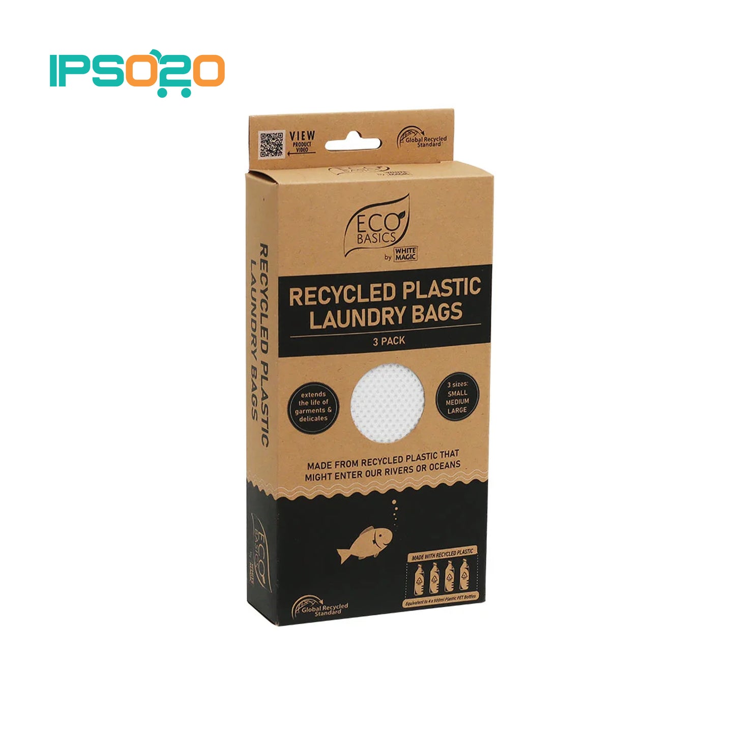 WHITE MAGIC Recycled Plastic Laundry Bags