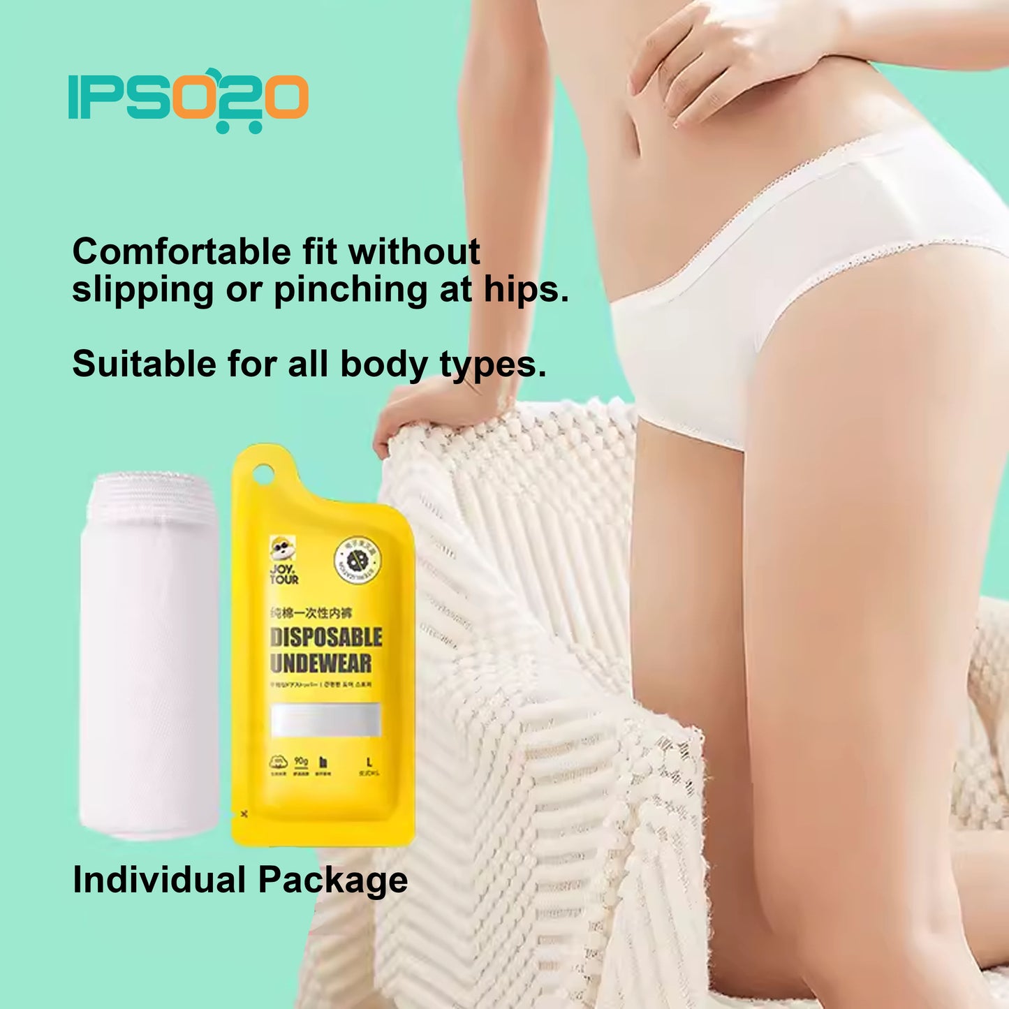 JOYTOUR Travel Disposable Male Underwear - Single pcs pack