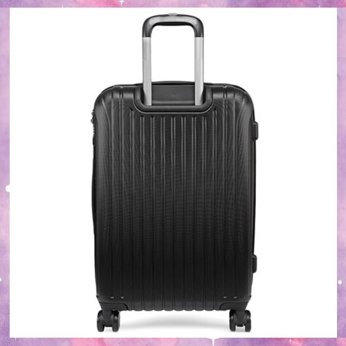 National Geographic Track Trolley M [ABS Hardcase Luggage/Suitcase, Aluminum trolley system with push button, TSA lock, Four double spinner wheels]