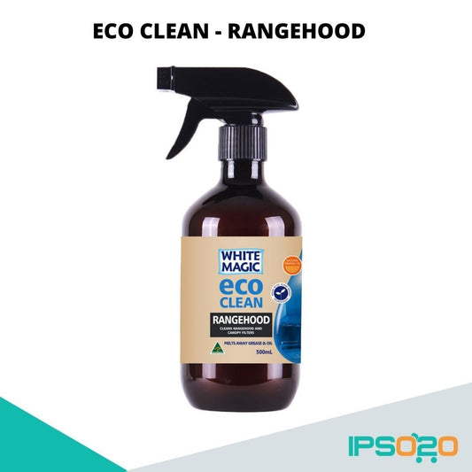 White Magic Eco Clean - Rangehood Surface Cleaners [ Palm Oil Free / Chlorine Free / Ammonia Free / Biodegradable Marine / Septic Safe No Harsh Chemicals Made with highly concentrated Orange Oil Made in Australia ]