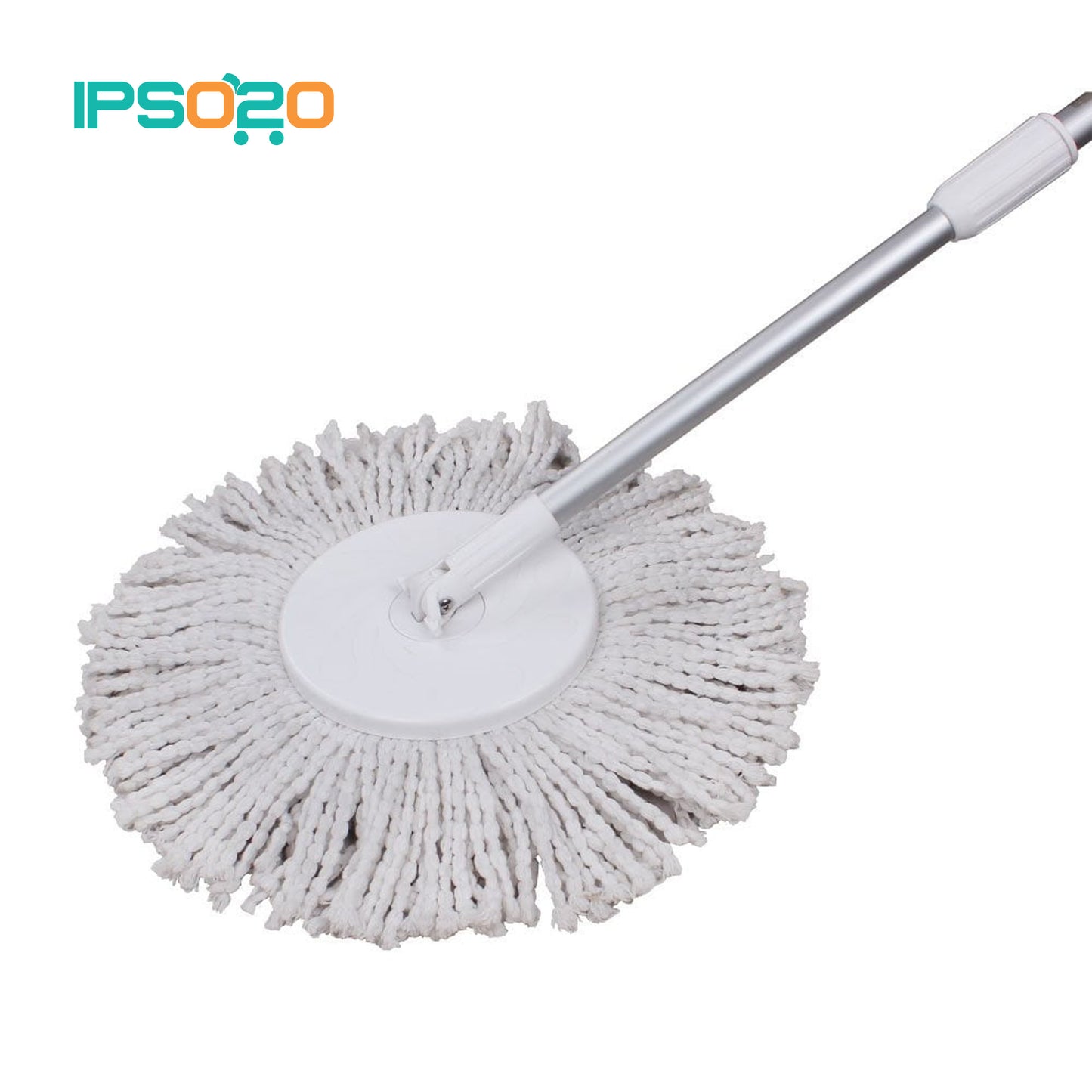 [New Model] White Magic TURBO Hand Press Spin Mop Set (with FREE 3 mop heads) / Dual Spin Model / 1 Year Bucket Warranty