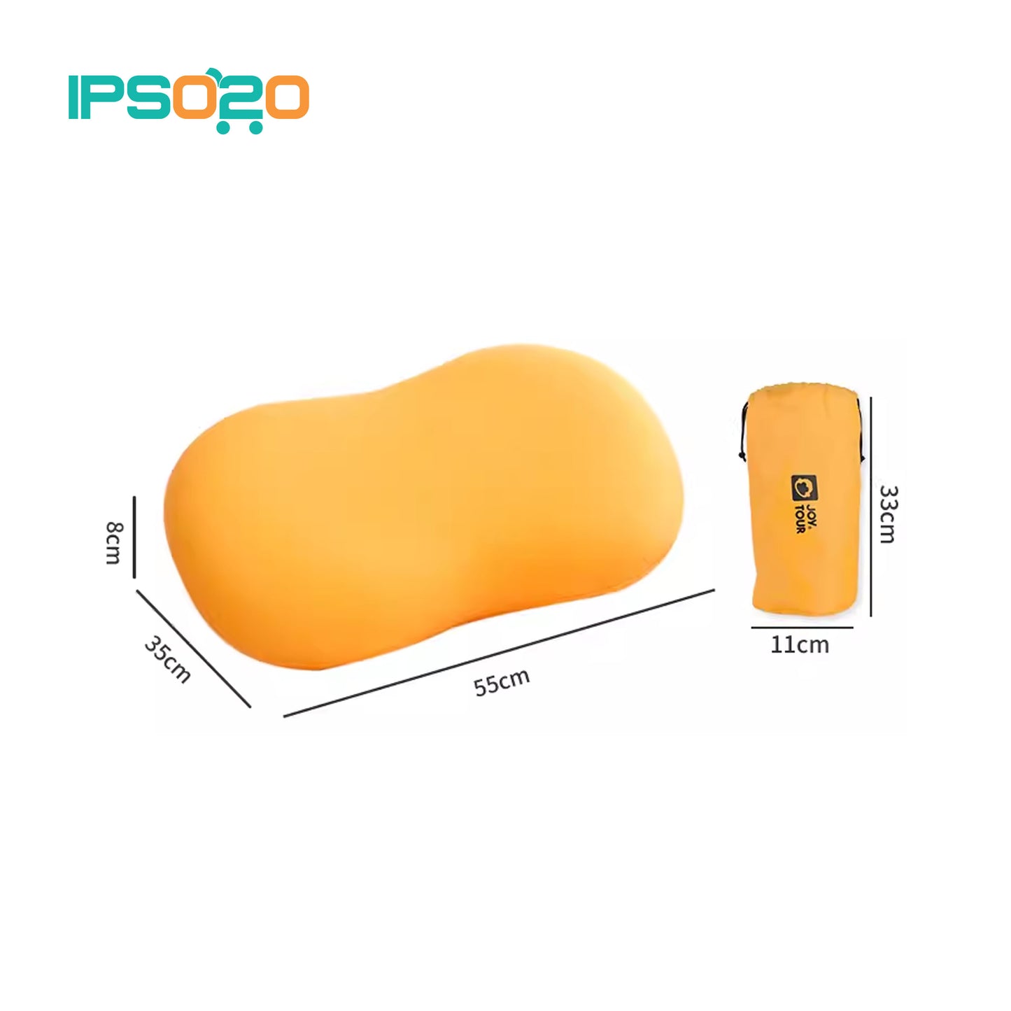 JOYTOUR Compact Memory Foam Travel Pillow with Case