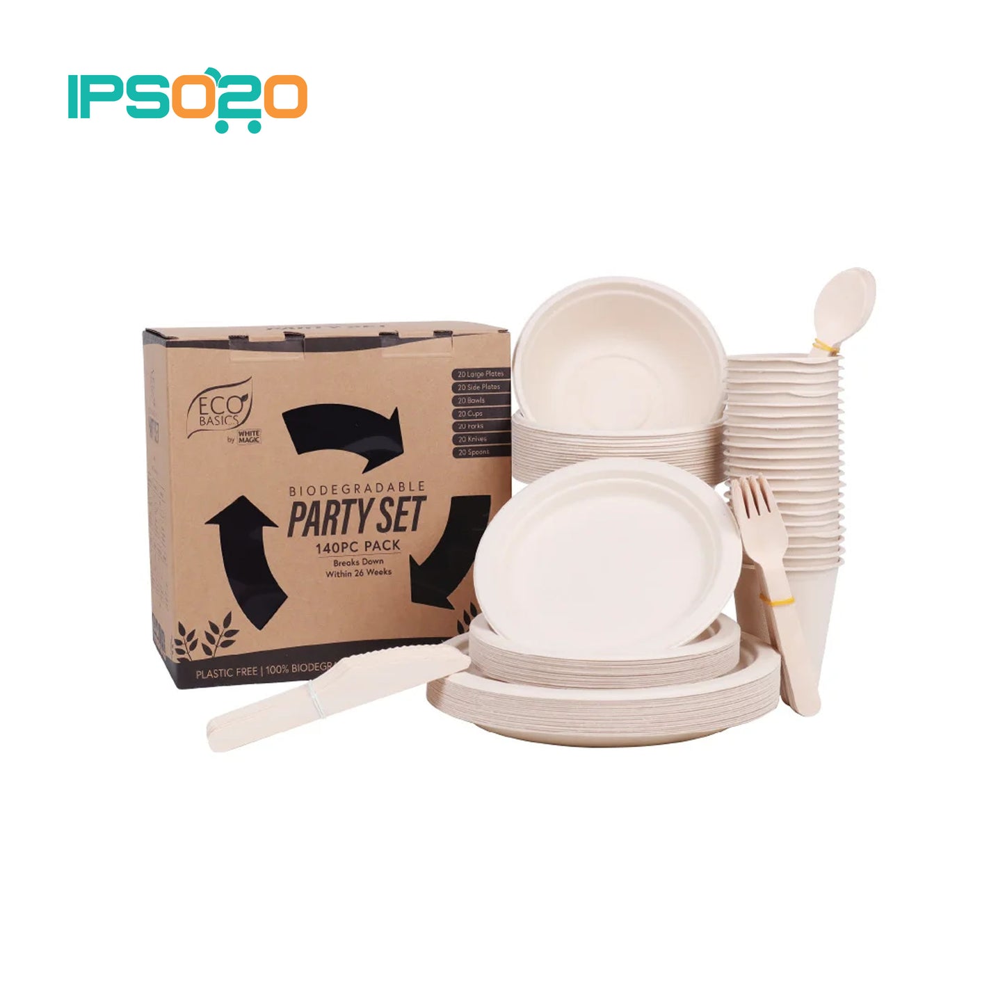 Eco Basics Biodegradable Party Set