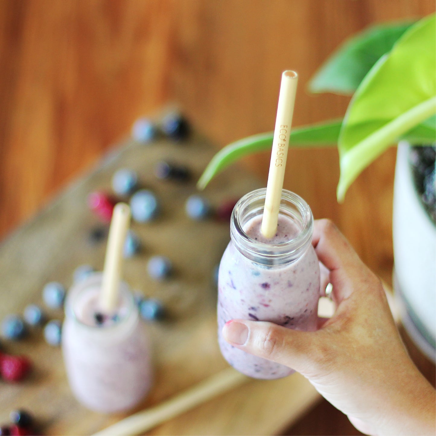 Reusable Bamboo Straw – single