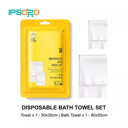 JOYTOUR Travel Disposable Bath Towel / Face Towel