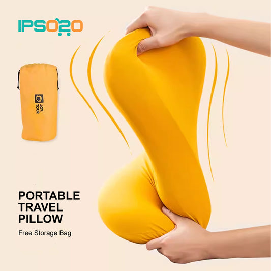 JOYTOUR Compact Memory Foam Travel Pillow with Case