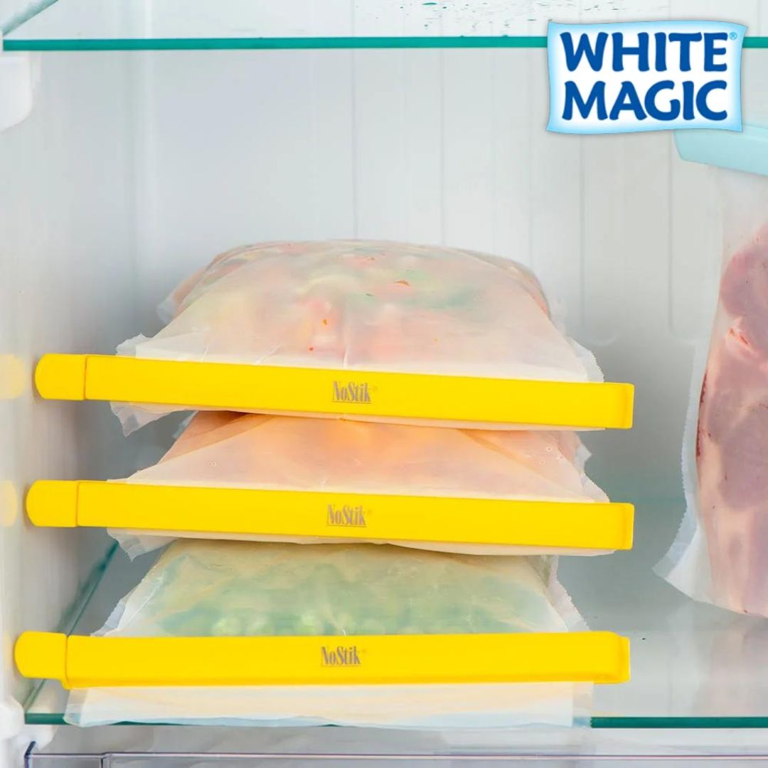 Reusable Freezer Bags + Clips Set