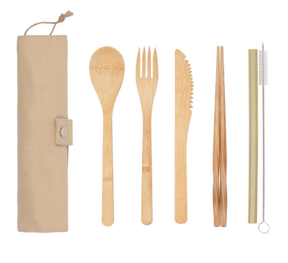 Eco Basics Reusable Bamboo Cutlery Set