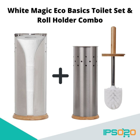 Eco Basics Toilet Set & Roll Holder