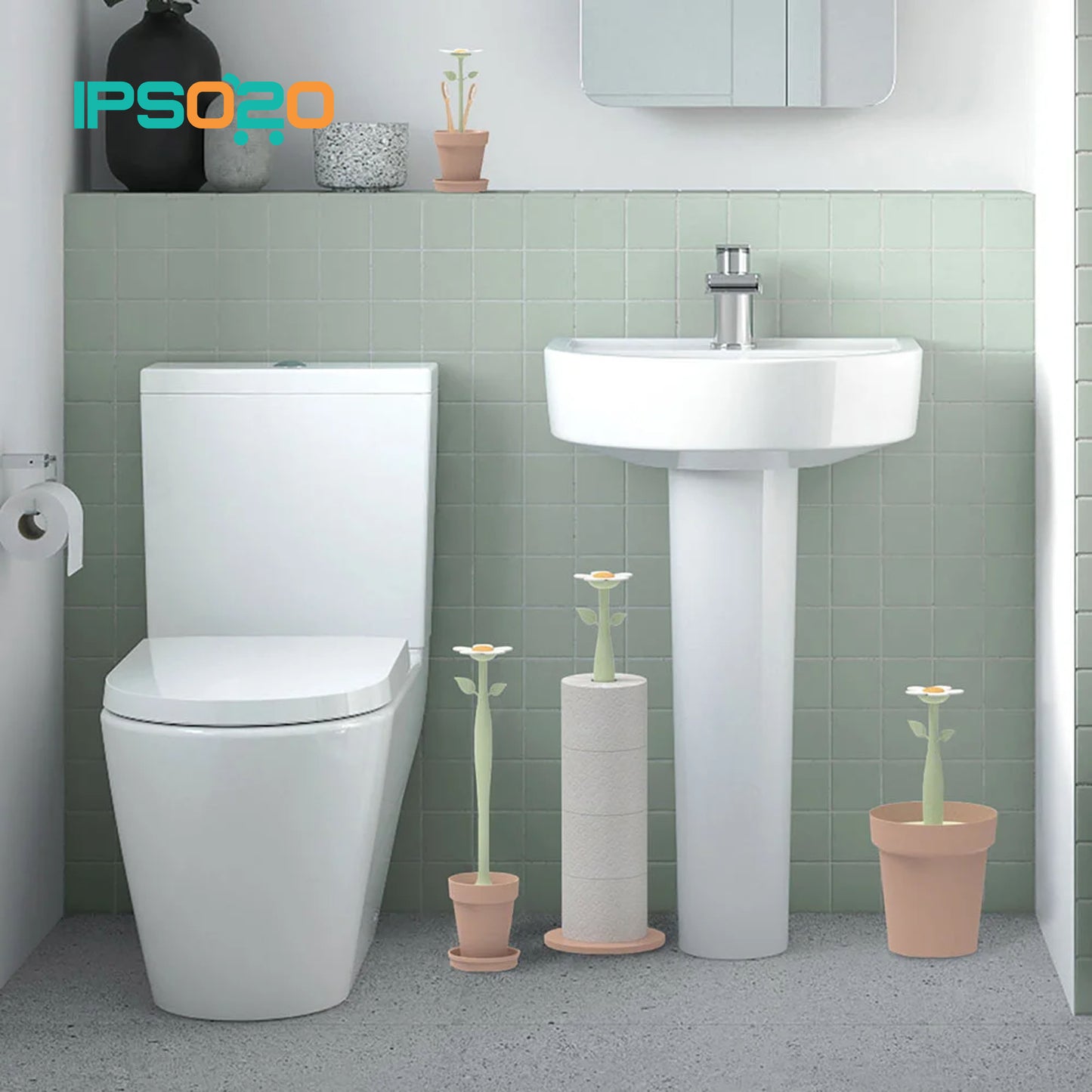 VIGAR Florganic Toilet Set