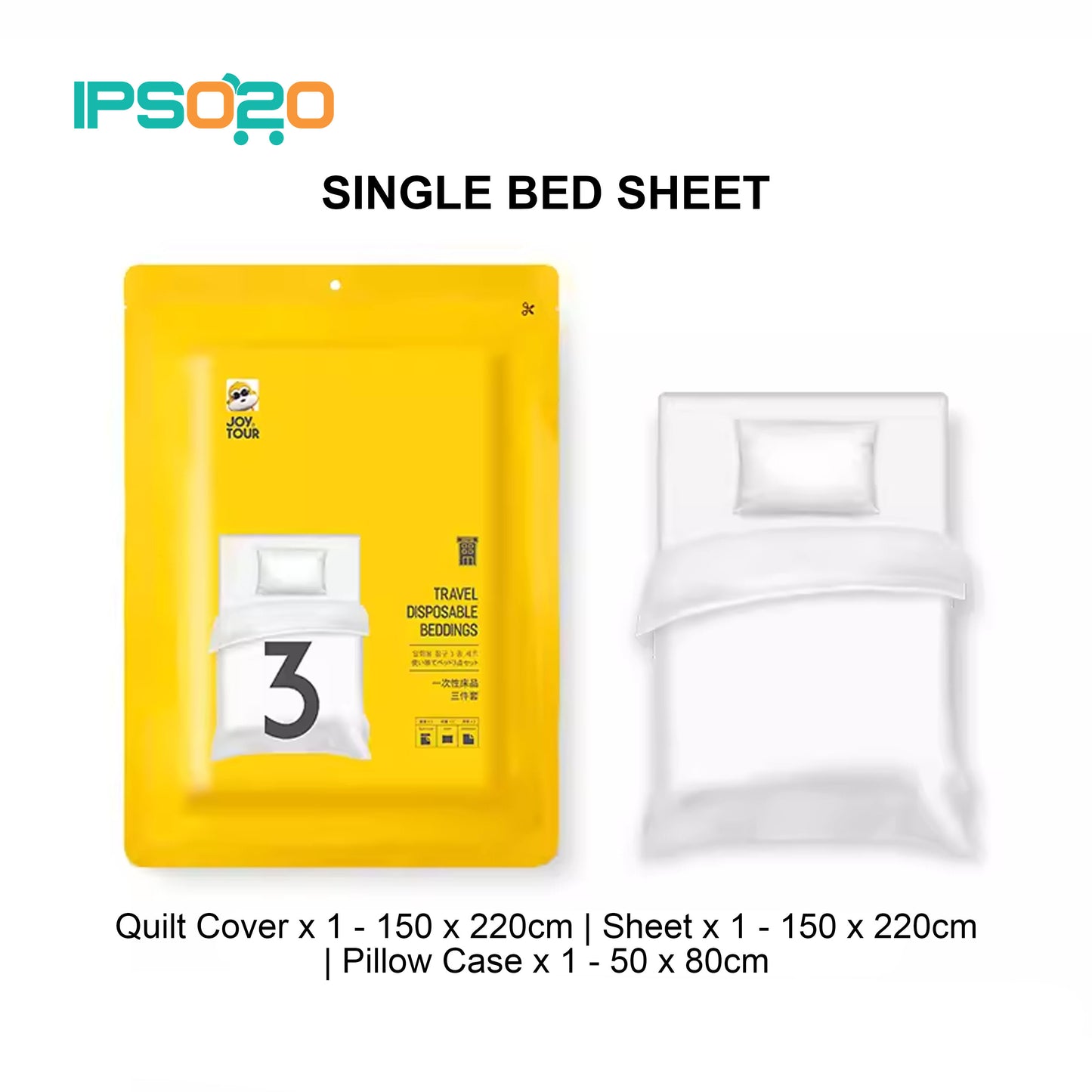 JOYTOUR Travel Disposable Beddings