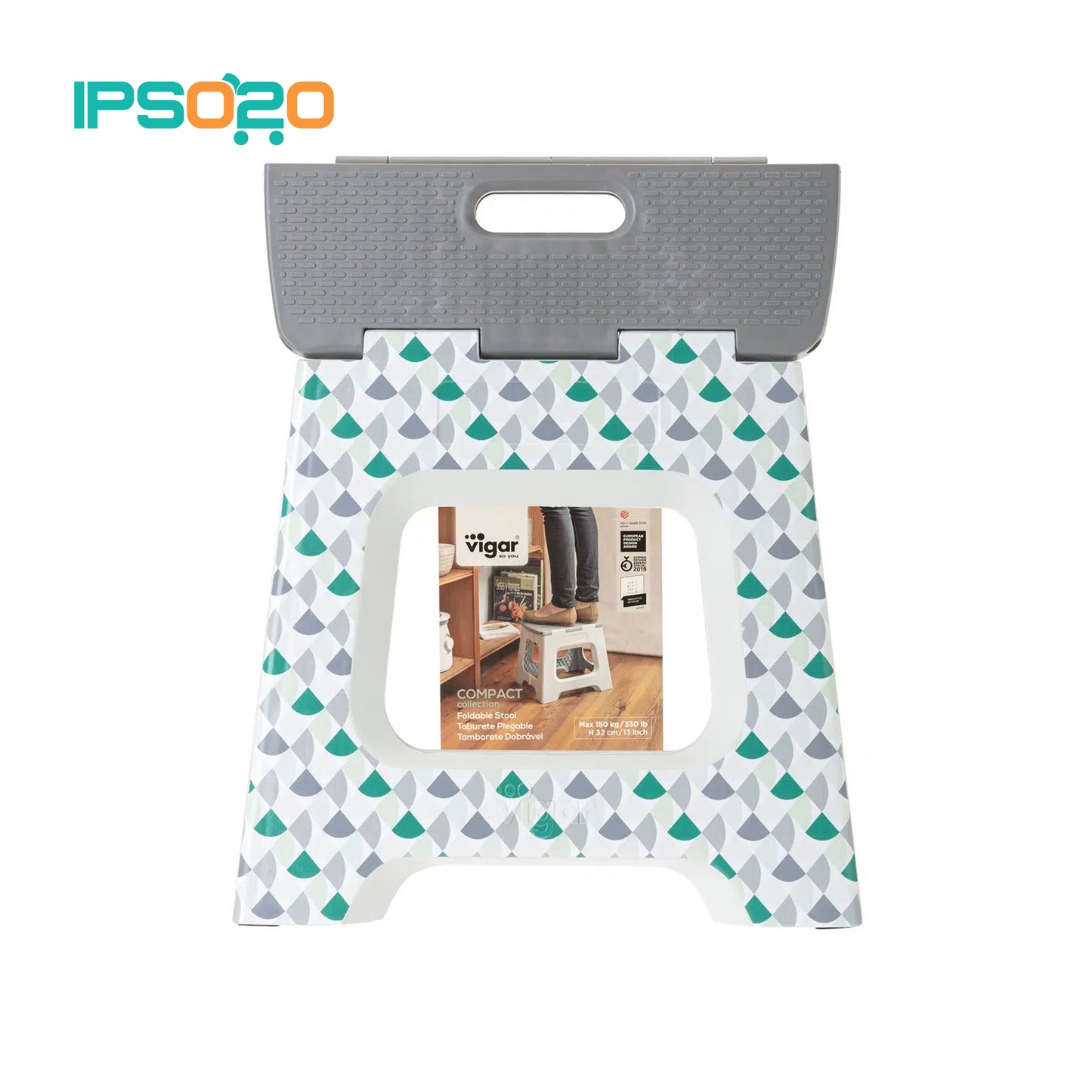VIGAR Compact Geom Foldable Stool - 32cm