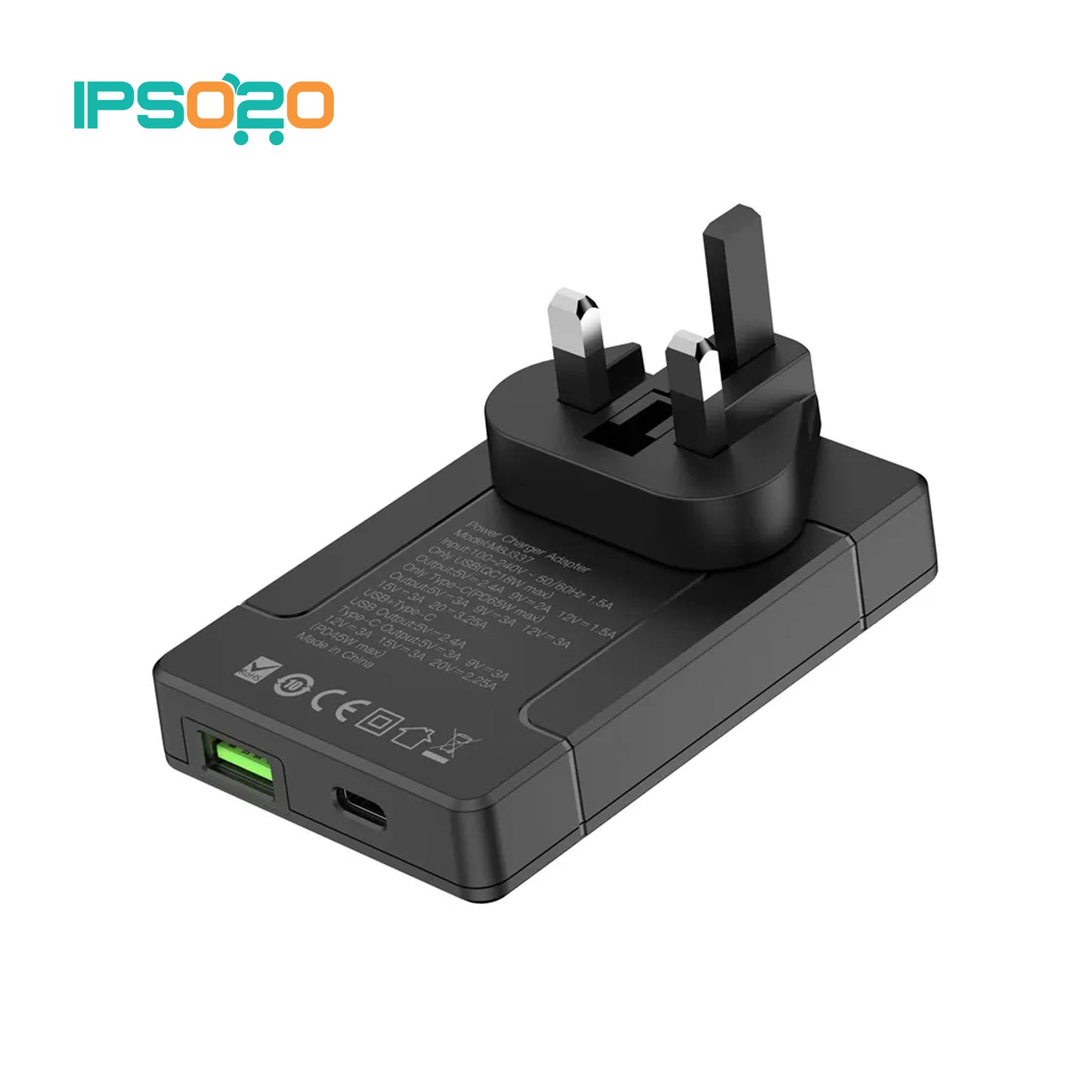 BUDI GaN Pro 65w Quick Charger Global Travel Charger