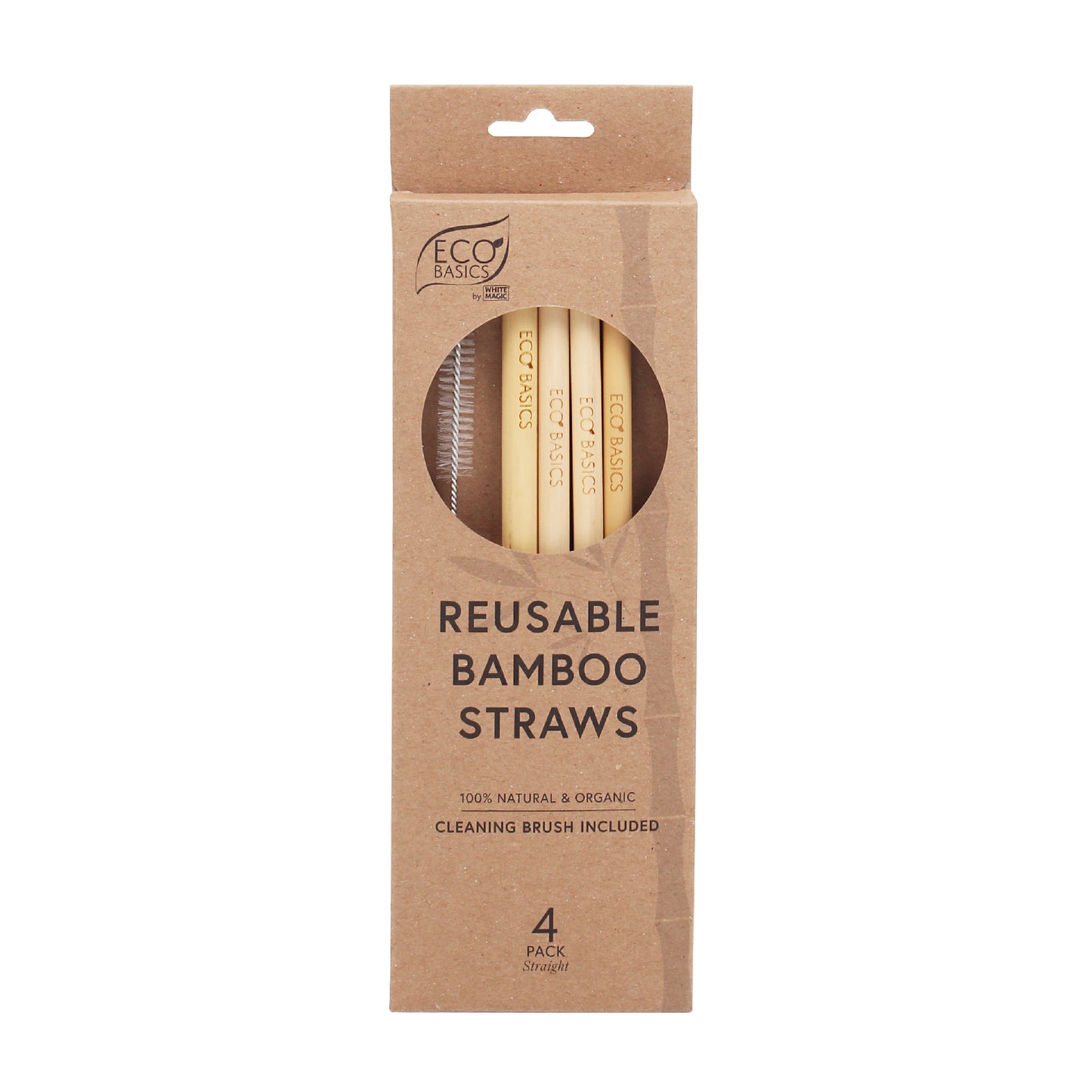 Reusable Bamboo Straw – single