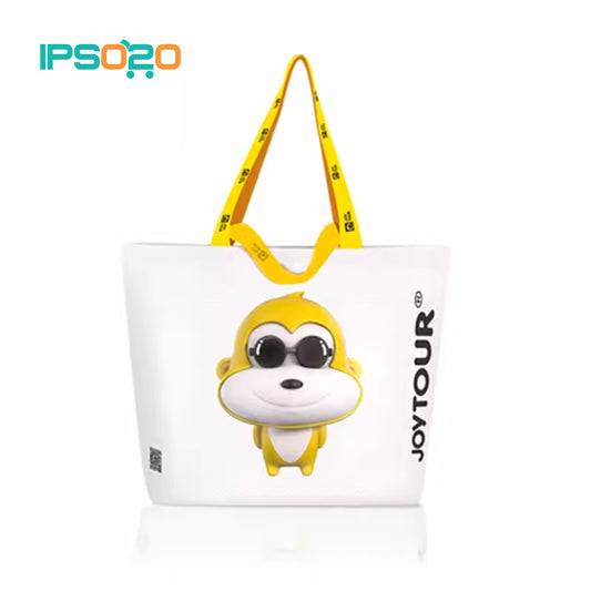 JOYTOUR Large Foldable Zipper Shopping Bag - Dual Carry Handles