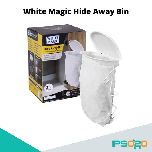 White Magic Hide Away Bin
