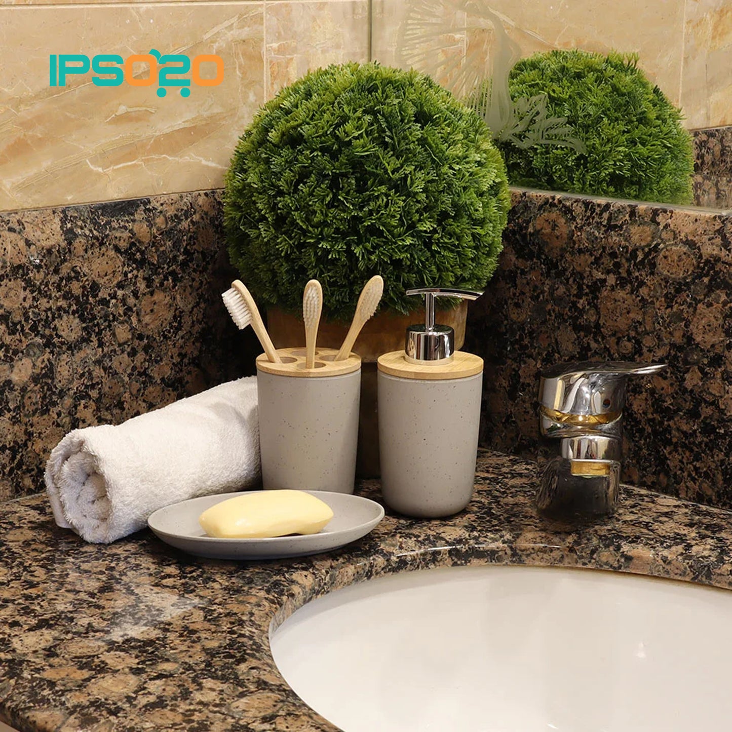 Eco Basic 3 in 1 Vanity Bathroom Set