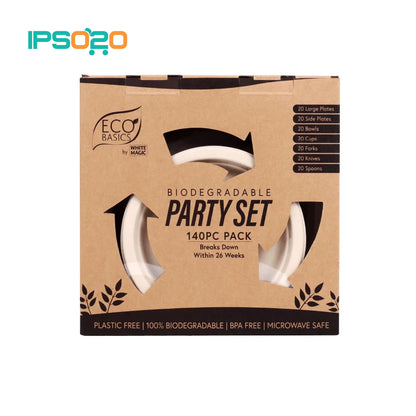 Eco Basics Biodegradable Party Set