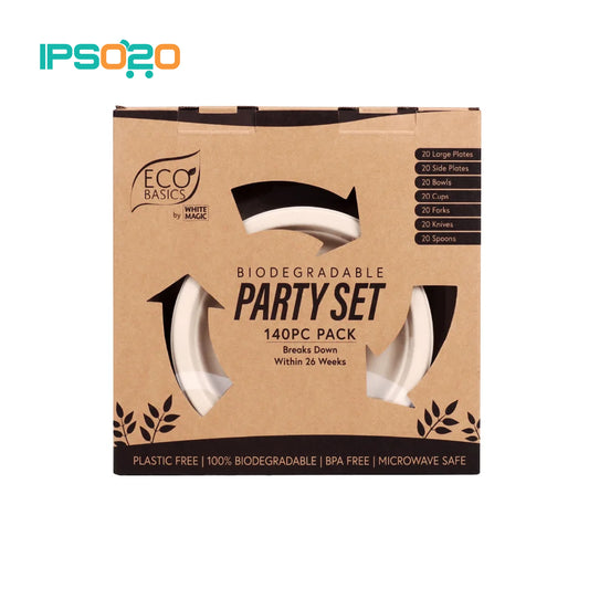 Eco Basics Biodegradable Party Set